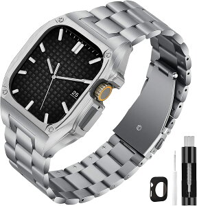 ���[ �X�e�����X ��̌^ �V���o�[ �A�b�v���E�H�b�` Ultra 49mm �E���g�� �ϏՌ� �����h�~ �ی� �P�[�X �J�o�[ AppleWatch ��������