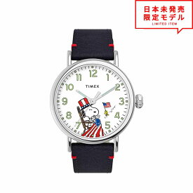 即納 TIMEX タイメックス スヌーピー 腕時計 スタンダード Peanuts TW2U72800 海外モデル リストウォッチ 日本未発売