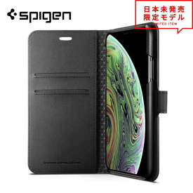 即納 正規品 Spigen シュピゲン iPhone X/XS/XSMax/XR ウォレット S wallet ケース カバー ブラック アイフォンケース