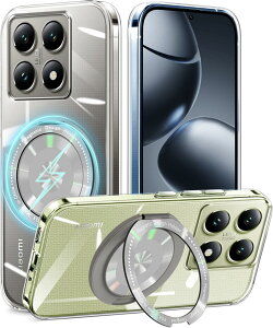 ���[ Xiaomi 14T/14T Pro �w�ʃP�[�X TPU �X�^���h�t�� MagSafe�Ή� �P�[�X �N���A ���C�����X�[�d �Ή� Xiaomi �V���I�~ �ϏՌ� �y�� �J�o�[ ��������