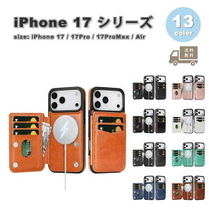 iPhone EHbg J[{ J[h5[ D PUU[ z MagSafe }OZ[t X^h@\ S13F P[X 17/17Pro/17ProMax/Air ϏՌ y Jo[ 