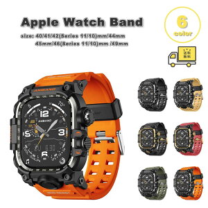 AbvEHb` xg ̌^ ~^[O[h oh S6F Apple Watch 38/40/41/42(series 11/10)mm 42(Series 3/2/1)/44/45/46/49mm Ή Xgbv ւxg 
