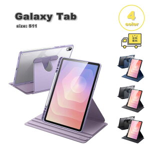 �M�����N�V�[ �^�u���b�g 360°��] �X�^���h�@�\ �y�����[ �I�[�g�X���[�v �P�[�X Galaxy Tab S11 11�C���` �S4�F �J�o�[ �Ռ��z�� �ϏՌ� ��������