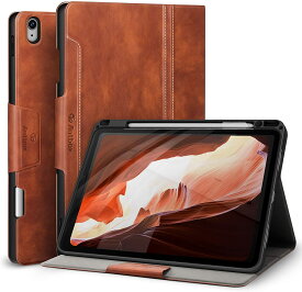 即納 iPad Air 第5世代 2022/第4世代 2020 case ケース カバー スタンド 手帳型 ブラウン ソフトPUレザー製 オートウェイクアップ/スリープ