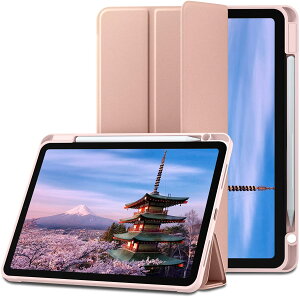 [ iPad Air 5 2022/4 2020 case P[X Jo[ X^h@\ 蒠^ [YsN TPU I[gX[v/EFCN yV[ Ռz