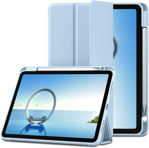 [ iPad Air 5 2022/4 2020 case P[X Jo[ X^h@\ 蒠^ AWTC TPU I[gX[v/EFCN yV[ Ռz