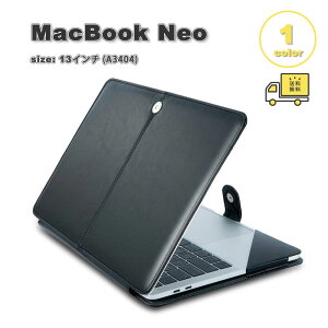 �}�b�N�u�b�N �J�o�[ PU���U�[ ���J�u���E�� �u���E�� �}�O�l�b�g�X�i�b�v �r�W�l�X�� �S1�F MacBook Neo 13 �C���` (A3404) A18 Pro�`�b�v �P�[�X �ی� �Ռ��z�� ��������