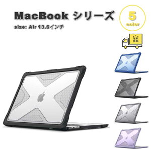 MacBook Air 13.6 �C���` �J�o�[ �S5�F TPU �n�[�h �V�F�� �N���A ���� ���h�~ �}�b�N�u�b�N �G�A�[ (2026-2022) Apple �A�b�v�� �ϏՌ� �m�[�gPC �V�F���J�o�[ �Ռ��z��