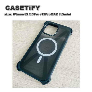 CASETiFY P[XeBt@C oEX P[X }Olbg ϏՌ Jo[ iPhone13/13Pro/13ProMax/13mini ubN {