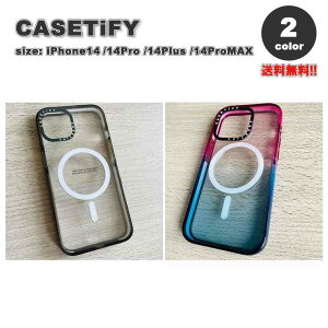 CASETiFY P[XeBt@C }OZ[t MagSafe Ή iPhone 16e/15/15Pro/15Plus/15ProMax/14/14Pro/14Plus/14ProMax P[X Jo[ impact CpNg S2F
