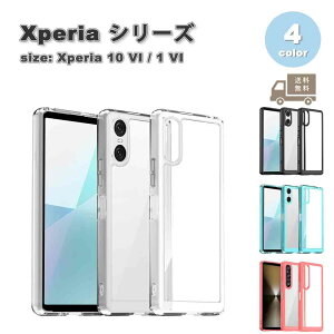 [ \j[ GNXyA 10VI / 1VI P[X TPU NA  Xgbvz[t ϖh~ S4F SONY Xperia ϏՌ ی Jo[ 