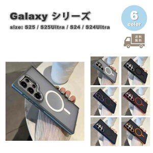 �M�����N�V�[ Galaxy TPU Magsafe �}�O�Z�[�t �J�����ی� �ϏՌ� �P�[�X �S6�F S25/S25Ultra/S24/S24Ultra �ϏՌ� �J�o�[ ��������