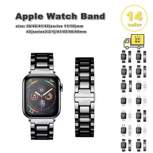 �A�b�v���E�H�b�` �x���g �Z���~�b�N �u���X���b�g �o���h �S14�F Apple Watch 38/40/41/42(series 11/10)mm 42(Series 3/2/1)/44/45/46/49mm �Ή� �u���X���b�g �X�g���b�v ��������