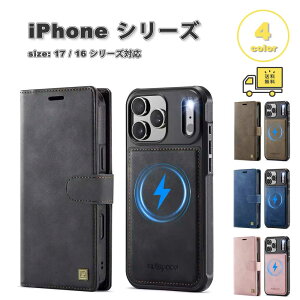 iPhone PU���U�[ ������ Magsafe �}�O�Z�[�t �Ή� �J�[�h���[ �X�^���h�@�\ �S4�F �P�[�X 17/17Pro/17ProMax/Air/16/16Pro/16Plus/16ProMax/16e �ϏՌ� ���^ �y�� �J�o�[ ��������