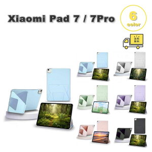 ���[ �V���I�~�p�b�h PU���U�[ �X�^���h�@�\ ����~�� ���[�|�P�b�g �I�[�g�X���[�v �P�[�X Xiaomi Pad 7 / Pad 7 Pro 11.2�C���` �S6�F �J�o�[ �ی� �ϏՌ� ���h�~ ��������