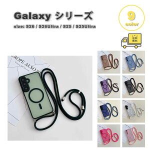 �M�����N�V�[ Galaxy PC Magsafe �}�O�Z�[�t�Ή� �V�����_�[�X�g���b�v �P�[�X �S9�F S26/S26Ultra/S25/S25Ultra �ϏՌ� �J�o�[ ��������