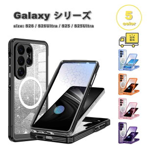 �M�����N�V�[ Galaxy PC Magsafe �}�O�Z�[�t�Ή� �t���{�f�B �S�ʕی� �P�[�X �S5�F S26/S26Ultra/S25/S25Ultra �ϏՌ� �J�o�[ ��������