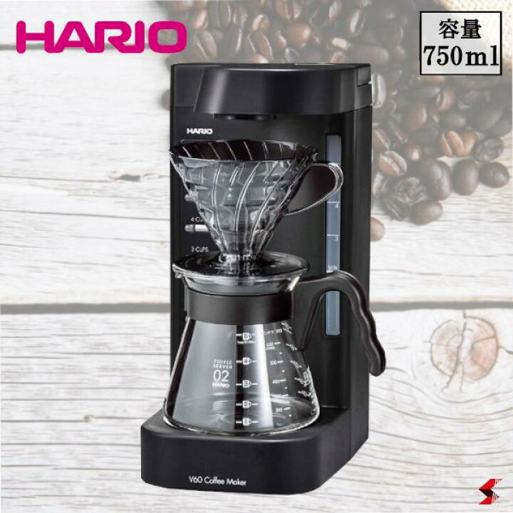 楽天市場】HARIO ハリオ V60 珈琲王2コーヒーメーカー 750ml 2杯用 5杯 