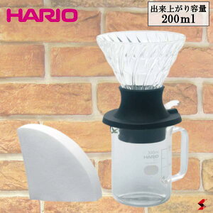 HARIO nI ͂肨 ZЎhbp[ XCb` T[o[Zbg SSD-5012-B ubN 1`2t pe300ml oオ200ml ϔMKX VR[ PCT XeX Œo V60 nC