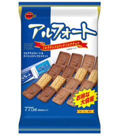 ブルボン アルフォート 775g ×3(ミルクチョコレート、リッチミルクチョコレート)　BOURBON Alfort Digestive Biscuit With Milk Chocolate & Rich Milk Chocolate 775g×3