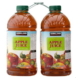 カークランドシグネチャー アップルジュース 4本　Kirkland Signature Fresh Apple Juice 4 bottles