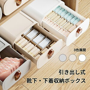 下着収納ケース 多機能 収納ボックス 引き出し式 収納ケース 下着収納ボックス 靴下 仕切り付き ブラジャー ランジェリー 引き出し 防湿 防カビ おしゃれ クローゼット
