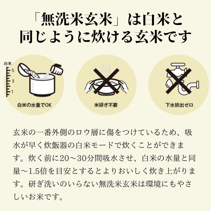 楽天市場】☆お買い物マラソン限定10%OFFクーポン配布中☆ 玄米 無洗米 