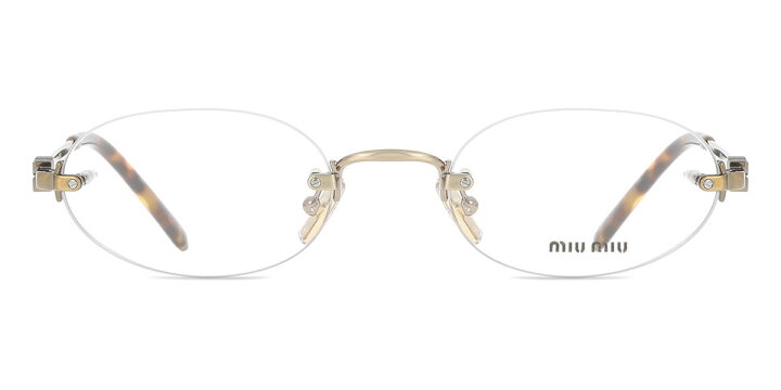 楽天市場】ミュウミュウ Miu Miu MU53WV 26C1O1 Rimless リムレス 