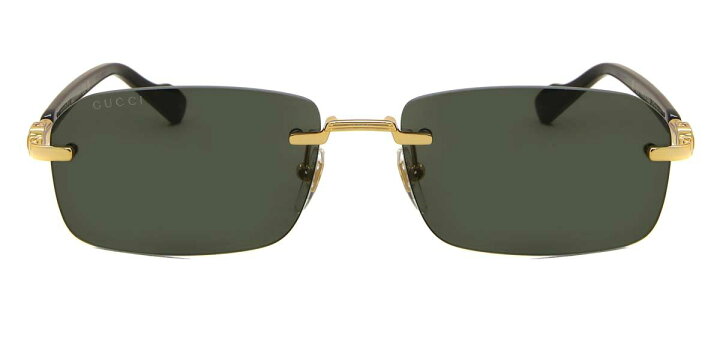楽天市場】グッチ Gucci GG1221S 001 Rimless リムレス ゴールド Men 