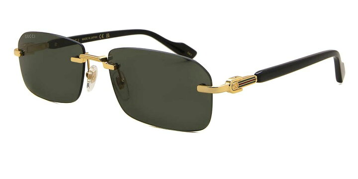 楽天市場】グッチ Gucci GG1221S 001 Rimless リムレス ゴールド Men 
