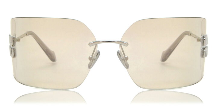 楽天市場】ミュウミュウ Miu Miu MU54YS 1BC10F Rimless リムレス