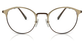 【正規品】【送料無料】SmartBuyコレクション Full Rim Oval Gold SmartBuy Collection Marshall 973C Fashion Unisex Eyeglasses【海外通販】