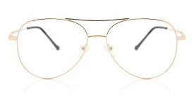 【正規品】【送料無料】SmartBuyコレクション Full Rim Pilot Gold SmartBuy Collection Bocsz 932E Fashion Men Eyeglasses【海外通販】