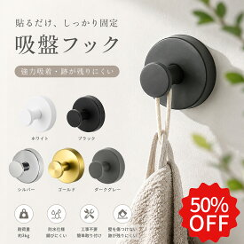 【最大55%OFFクーポンあり】吸盤フック 強力 おしゃれ フック 壁 吸盤 タオルハンガー 穴あけない 防錆 防水 賃貸 キッチン お風呂 バスルーム 浴室 壁掛け はがせる ガラス 冷蔵庫 玄関ドア 小物掛け タオル掛け ステンレス　取り付け簡単　繰り返し使える