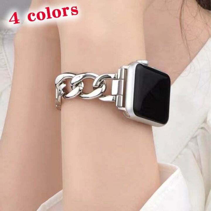 楽天市場】Apple Watch チェーンベルト 【38/40/41mm】【42/44/45/49mm