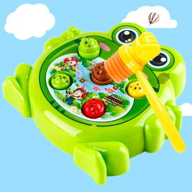 早期教育赤ちゃんのおもちゃプラスチックエレクトリックおかしいカエルインタラクティブが5つのホリネズミでハムスターのゲーム機の子供のおもちゃを打つ/小ハンマーのためにキッズボーイズガールズ