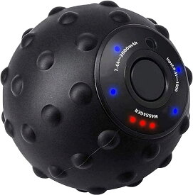 マッサージボール ストレッチボール 電動 フォームローラー 振動 3d マッサージ ヨガボール 全身用 4段階可調整