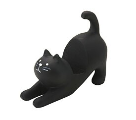 のび猫スマホスタンド 黒猫