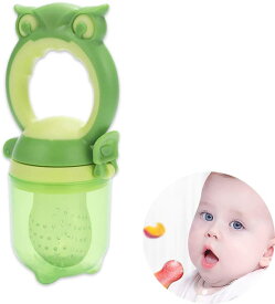 赤ちゃんのフルーツフィーダおしゃぶり、男の子と女の子のためのベビーフードフィーダーフレッシュフルーツ歯が生える玩具フィーダー乳首
