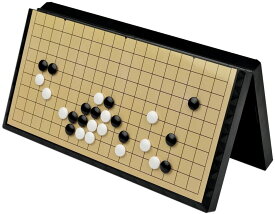 囲碁 ポータブル 囲碁盤 折りたたみ 囲碁セット マグネット 19路 19道盤 37×37cm 初心者 プロ 兼用