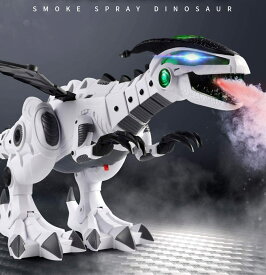 子供の大きな火を吐く電気恐竜のおもちゃメカニカルドラゴンシミュレーション動物リモートコントロールティラノサウルスインテリジェントロボット少年のおもちゃ