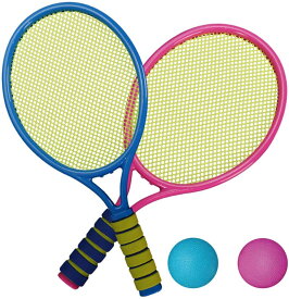 2人はテニスラケット組ラケットと室外児童遊戯子供フィットネススポーツおもちゃ子供屋外フィットネス器材を使って、ランダムな色を使います。