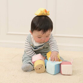 布おもちゃ ふわふわアニマルブロック 出産祝い