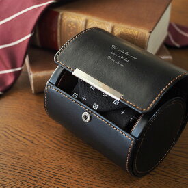 【送料無料】【名入れ】ネクタイ＆ウォッチケース 名入れネクタイ携帯ケース 腕時計ケース 就職祝い