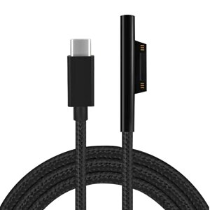 Surface Pro USB-C[dP[u iC҂ PD[d type C }CN\tg Surface Pro 6/ Pro 5/ Pro 4/ Pro 3/ Surface Go/Surface Book/Surface LaptopΉ USB-C[d 1.5M yz