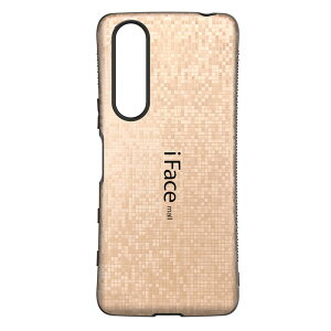 【モザイク版】 iFace mall ケース 【ホールドリング セット】 Xperia 5 III SO-53B SOG05 カバー ストラップホール 指紋防止 耐衝撃 アイフェイス モール スマホケース ラメ エクスペリア ファイブ マ