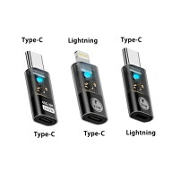 半透明 LED アダプター PD3.1 240W Type-C to Type-C 40Gbps 8K60Hz データ転送 映像出力 充電 TypeC to …