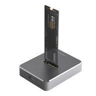 USB Type-C NVMEとSATA対応 M.2 SSDケース（Mキー/B + Mキー）対応 USB 3.1 Gen2 10Gbps高速データ転送 …