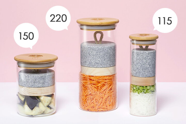 楽天市場】Picklestone115 漬物瓶 ピクルストーン115 漬物石 おしゃれ  