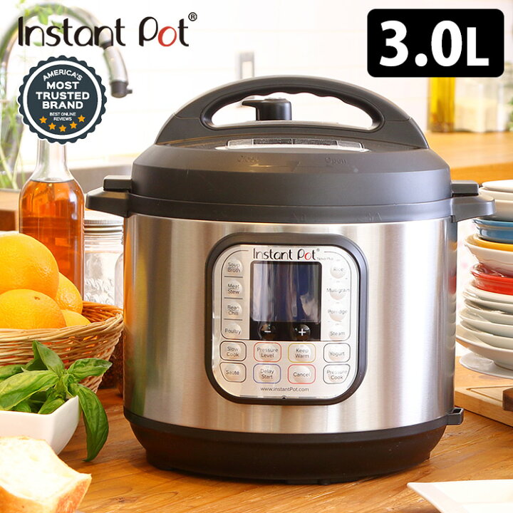 楽天市場】【2点特典付】インスタントポット DUOmini 3L（2〜4人分 